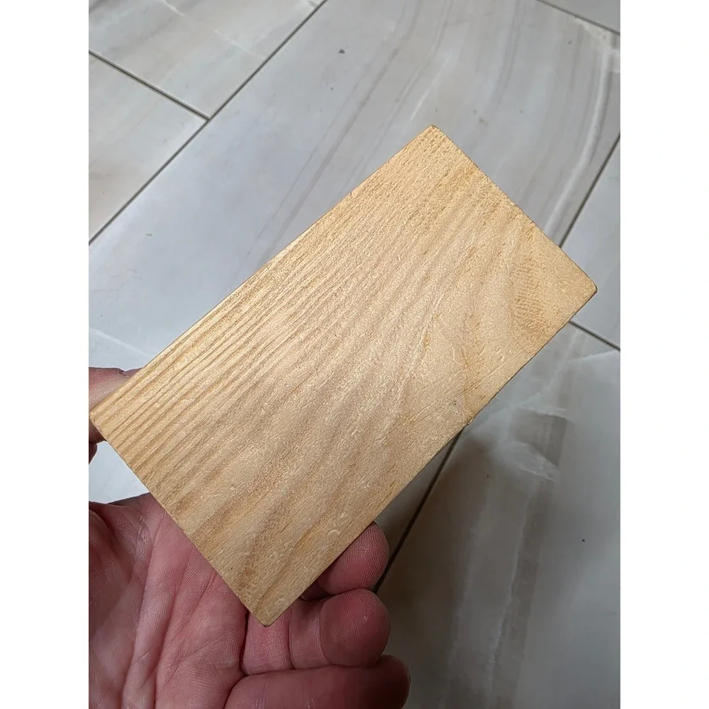 Unfinished Wood Treasure Chest Small Jewelry‎ Box Craft Storage Gold Latch E2